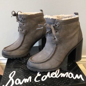 Sam Edelman Madge boots grey leather
